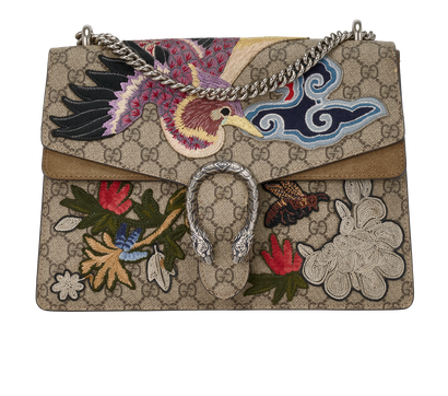 Large Dionysus, &pound;890, Handbags, Beige, Canvas, Front view